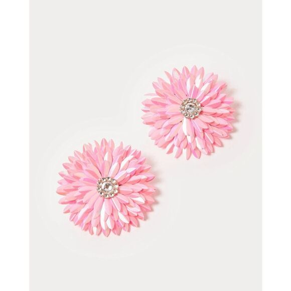🌸 LILLY PULITZER Floral Pink Slice of Sunshine Earrings NEW WITH GIFT BAG - Picture 11 of 15